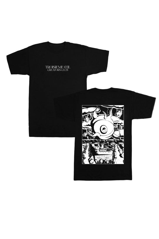 T-shirt Graphic Parasite - Noir
